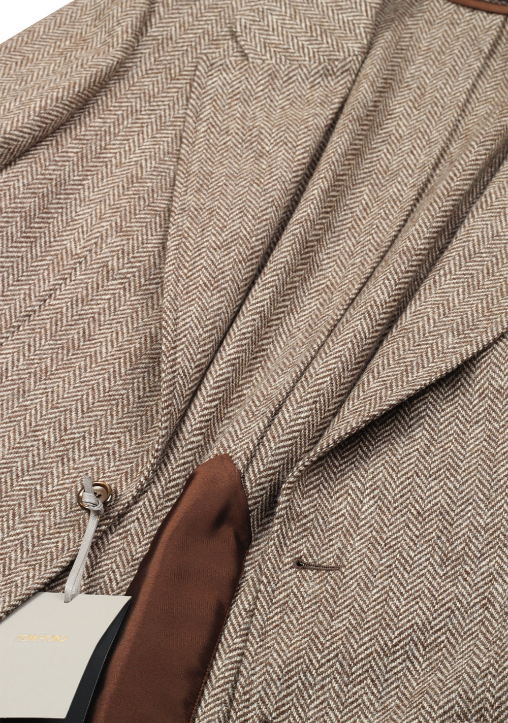 TOM FORD Spencer Brown Sport Coat Size 46 / 36R Wool Cashmere Fit D