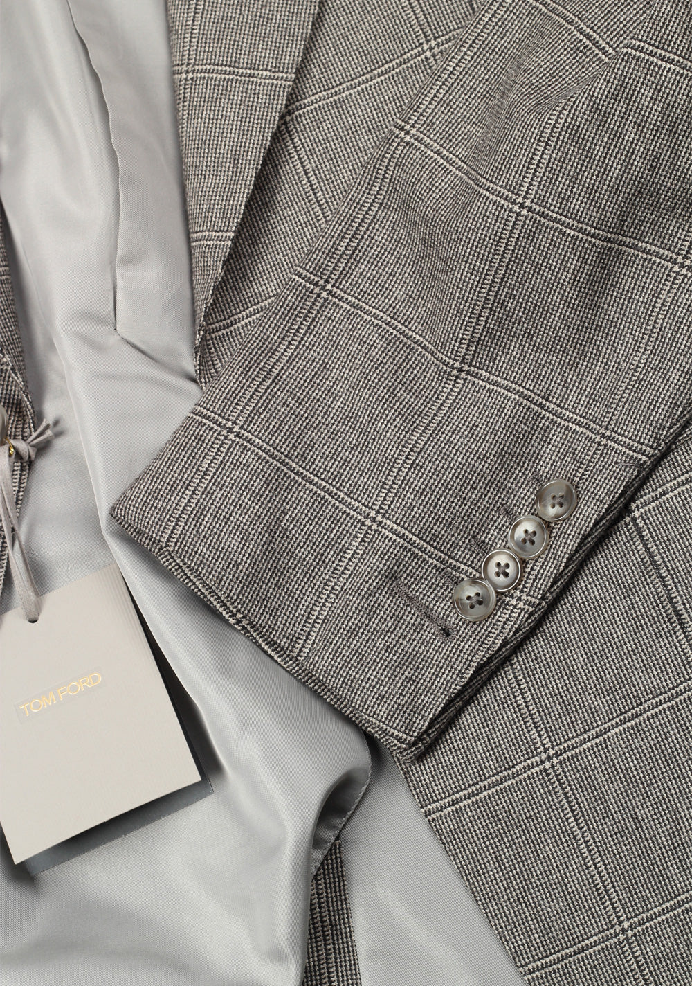 TOM FORD Spencer Gray Sport Coat Size 46 / 36R Wool Cashmere Fit D