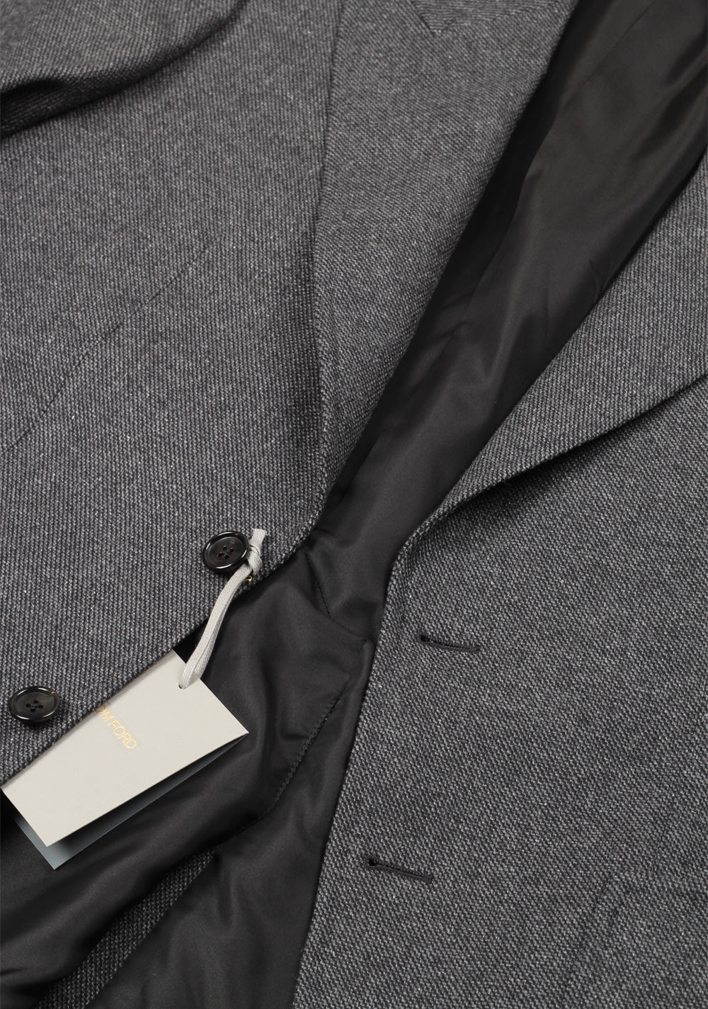 TOM FORD Shelton Gray Sport Coat Size 46 / 36R Wool Cashmere