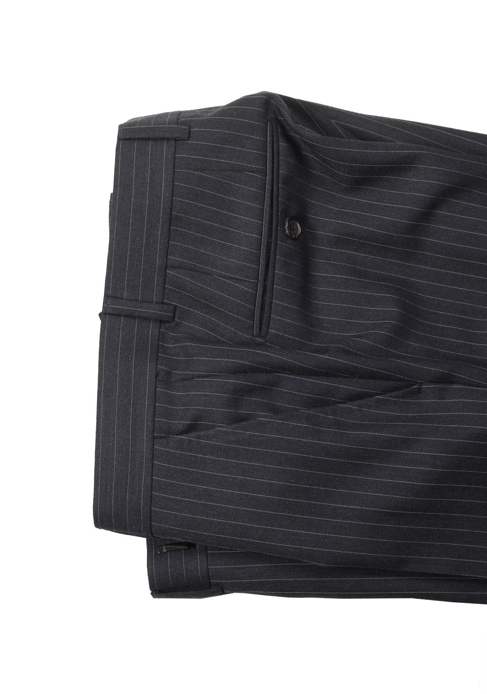 TOM FORD Shelton Charcoal Striped 3 Piece Suit Size 46 / 36R U.S. Wool