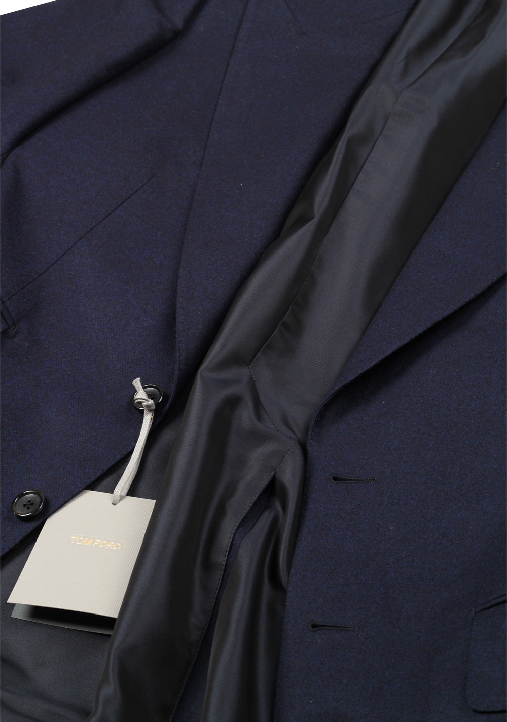 TOM FORD Windsor Solid Navy Suit Size 46 / 36R U.S. Wool Fit A