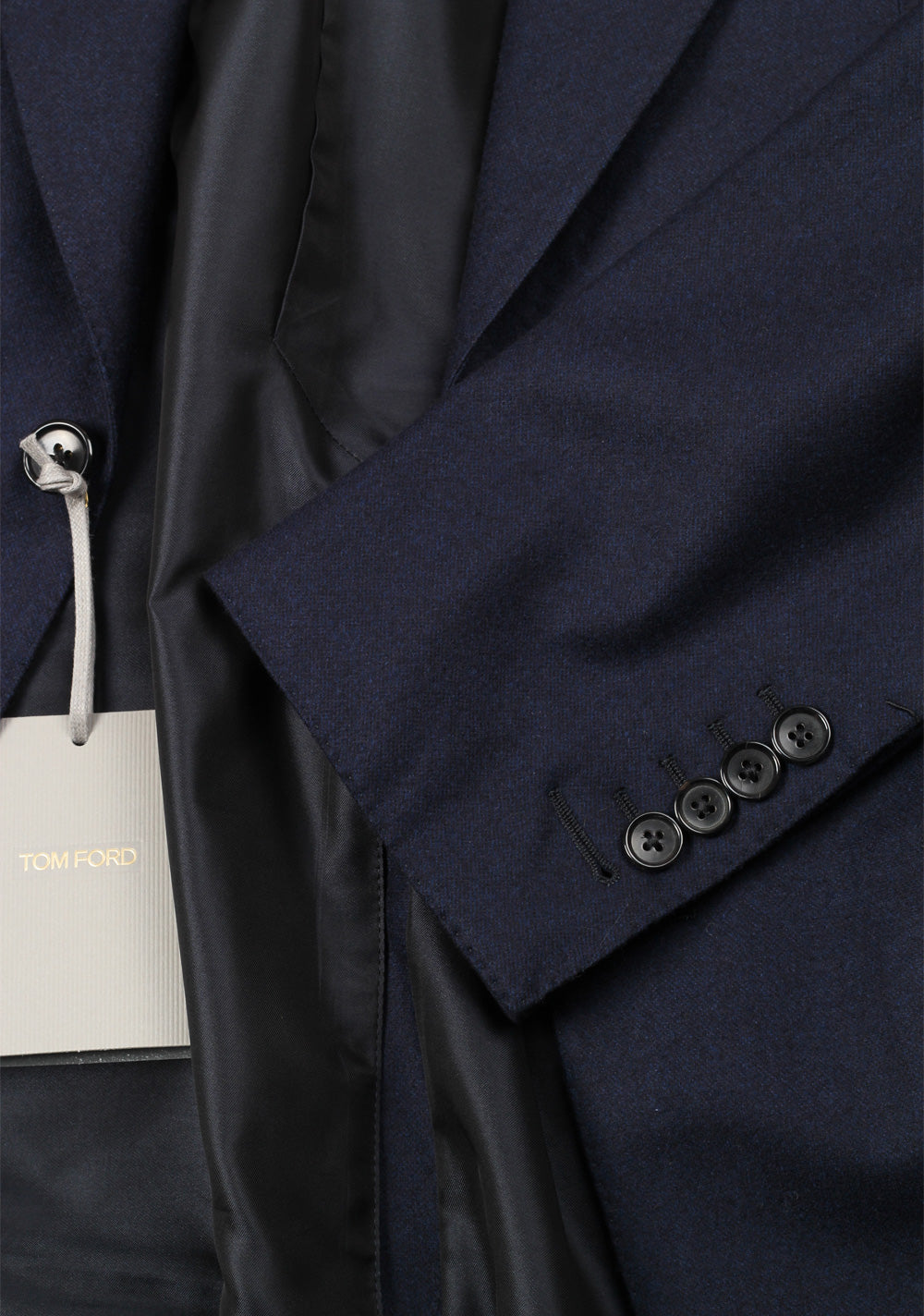 TOM FORD Windsor Solid Navy Suit Size 46 / 36R U.S. Wool Fit A