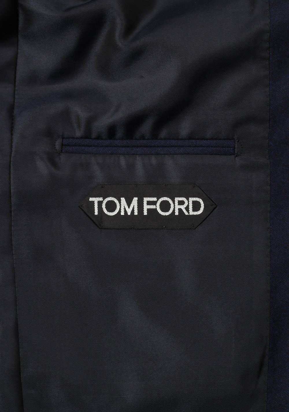 TOM FORD Windsor Solid Navy Suit Size 46 / 36R U.S. Wool Fit A