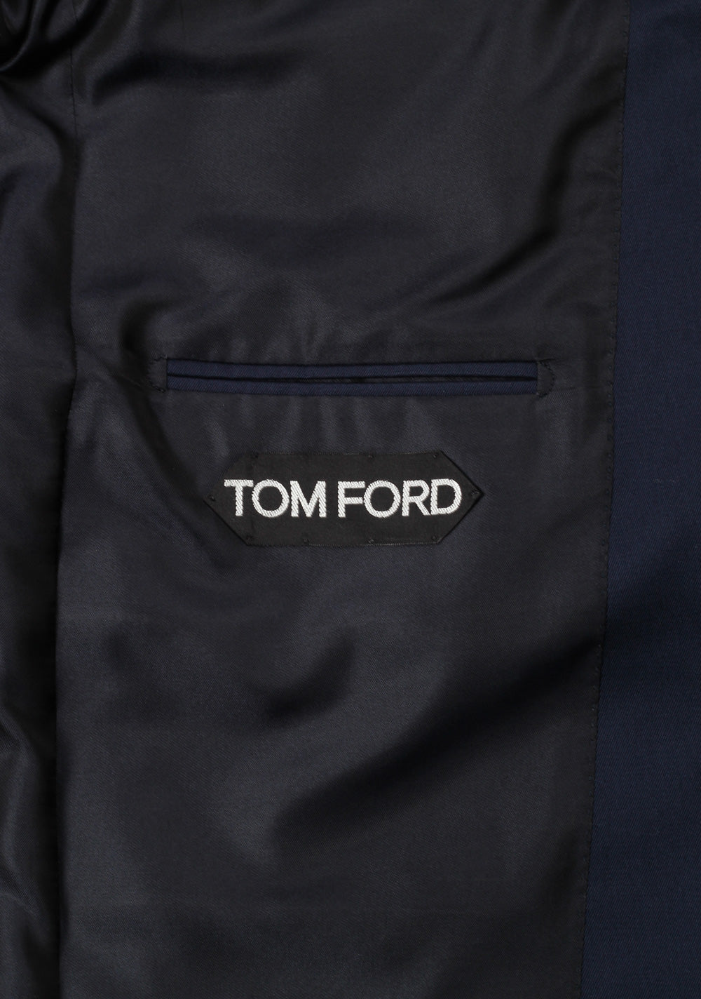 TOM FORD Spencer Solid Navy Suit Size 46 / 36R U.S. Cotton Fit D