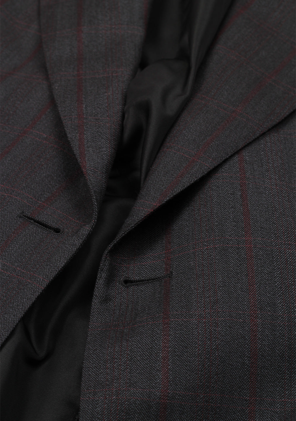 TOM FORD Shelton Double Breasted Checked Gray Suit Size 46 / 36R U.S. Wool Cashmere