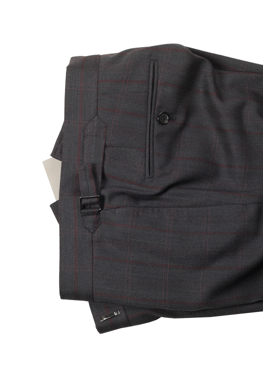 TOM FORD Shelton Double Breasted Checked Gray Suit Size 46 / 36R U.S. Wool Cashmere