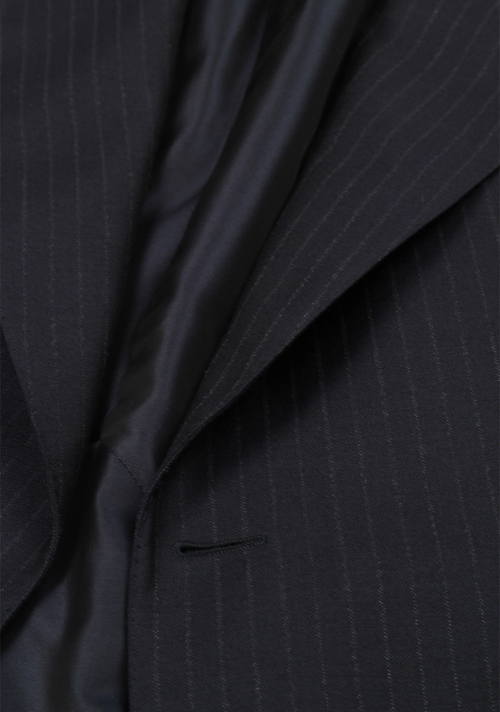 TOM FORD Spencer Double Breasted Striped Charcoal Suit Size 46 / 36R U.S. Wool Silk Mohair Fit D