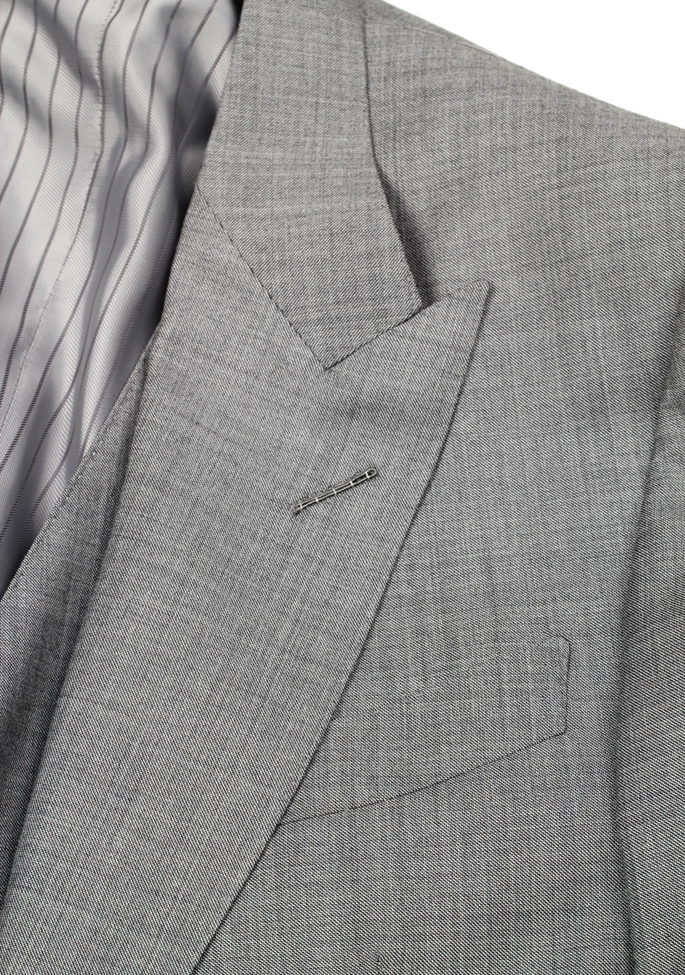 TOM FORD Windsor Sharkskin Gray 3 Piece Suit Size 50 / 40R U.S. Wool Fit A