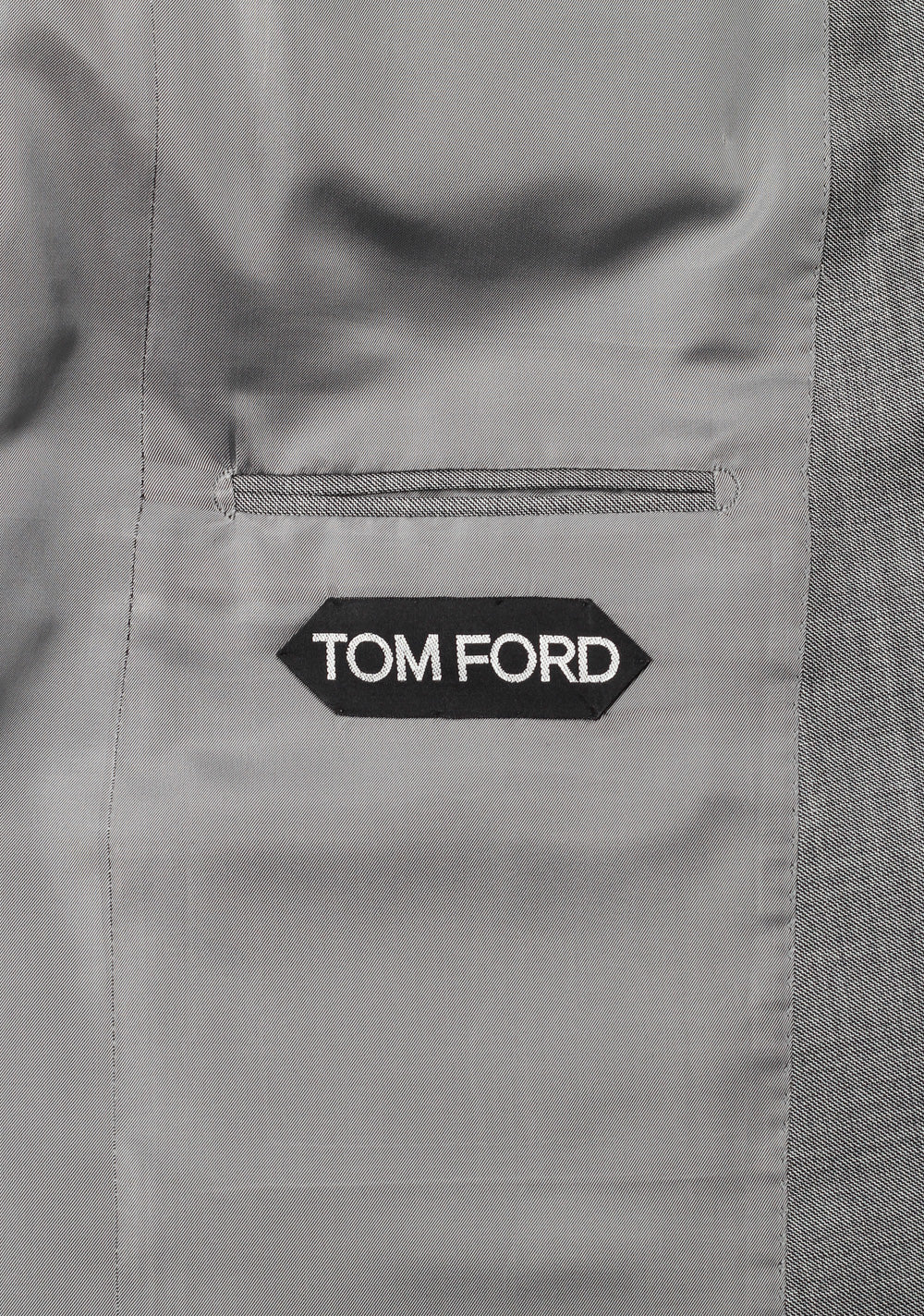 TOM FORD Windsor Sharkskin Gray 3 Piece Suit Size 50 / 40R U.S. Wool Fit A