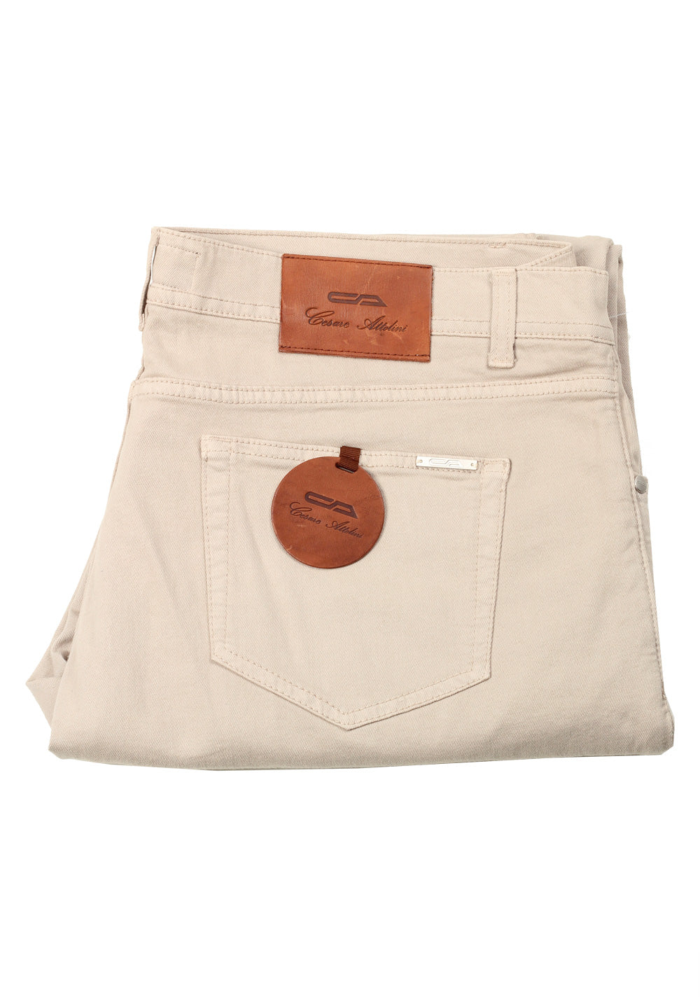 Cesare Attolini Beige Jeans Size 56 / 40 U.S.
