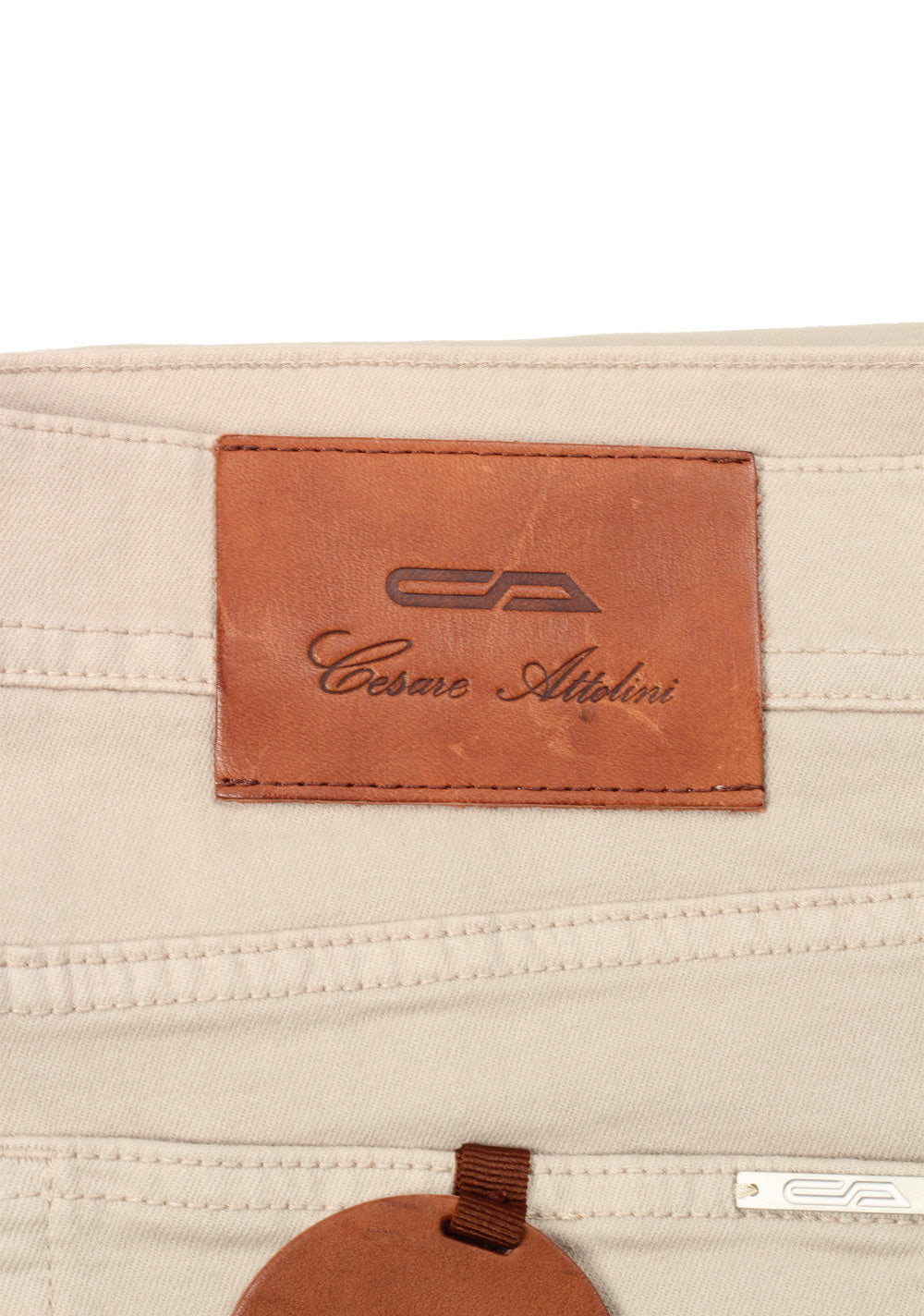 Cesare Attolini Beige Jeans Size 56 / 40 U.S.