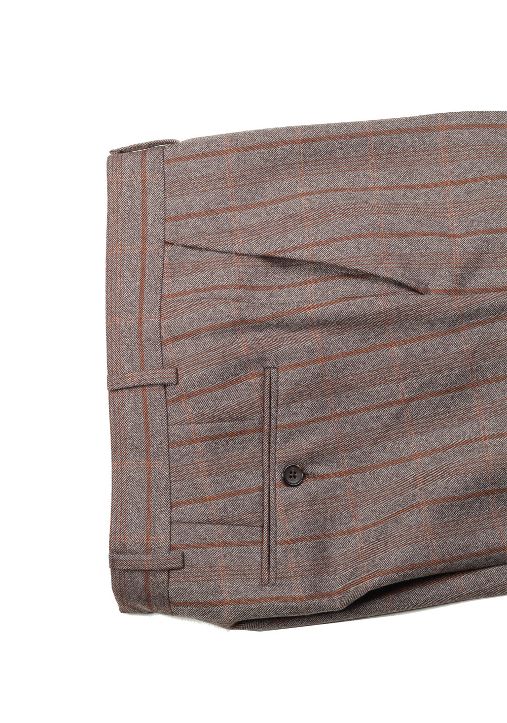 TOM FORD Shelton Brown Checked 3 Piece Suit Size 46 / 36R U.S. Wool