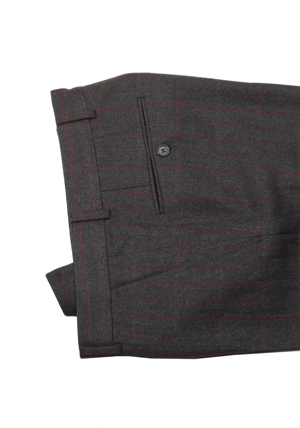 TOM FORD Shelton Gray Checked 3 Piece Suit Size 46 / 36R U.S. Wool