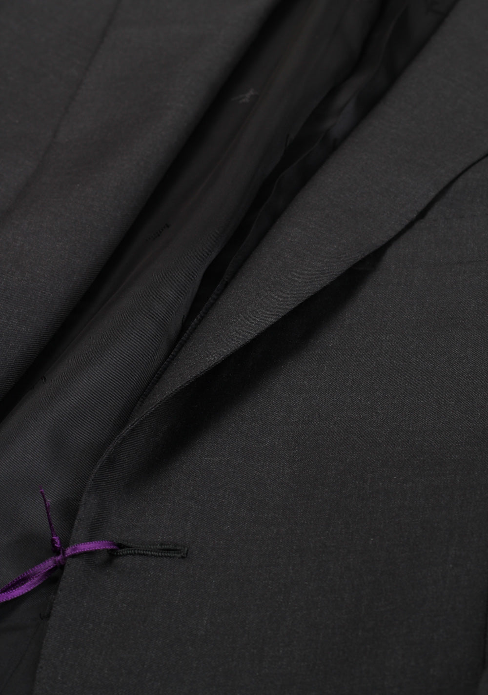 Isaia Charcoal Suit Size 50 / 40R U.S. Aquaspider