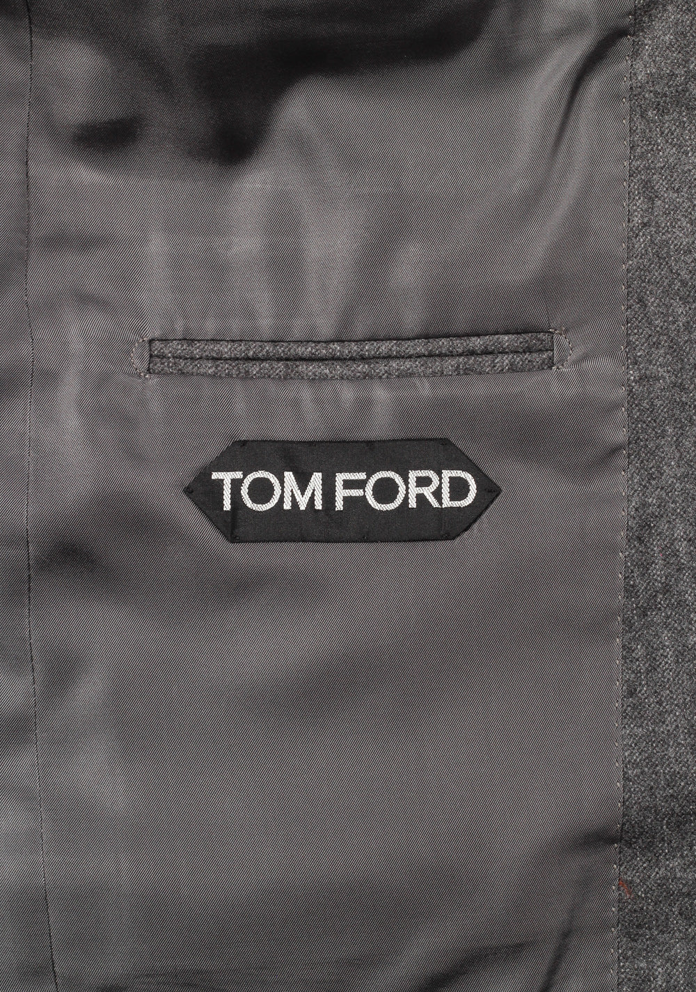 TOM FORD Shelton Gray Striped 3 Piece Suit Size 46 / 36R U.S. Wool