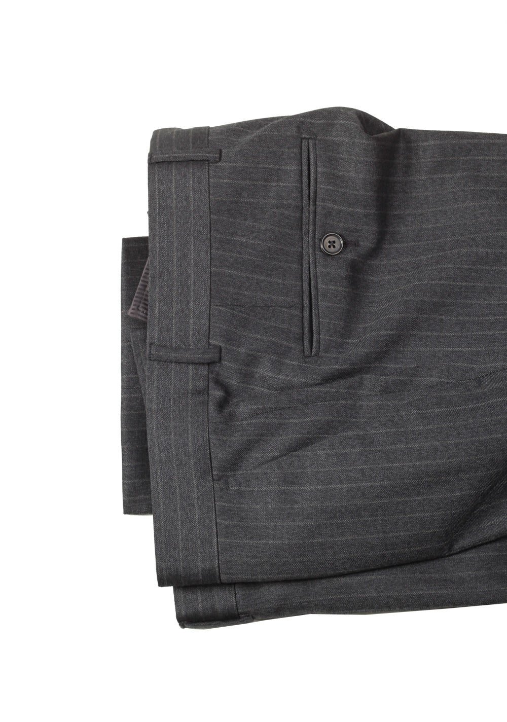 TOM FORD Shelton Gray Striped 3 Piece Suit Size 46 / 36R U.S. Wool