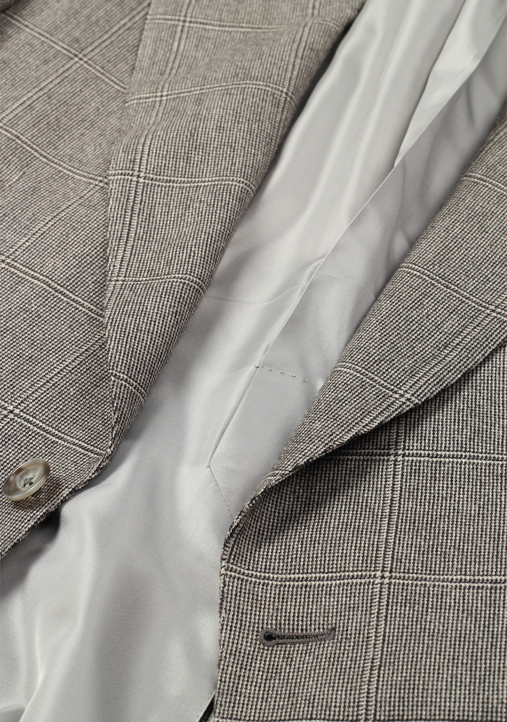 TOM FORD Spencer Checked Gray Suit Size 48 / 38R U.S. Wool Fit D
