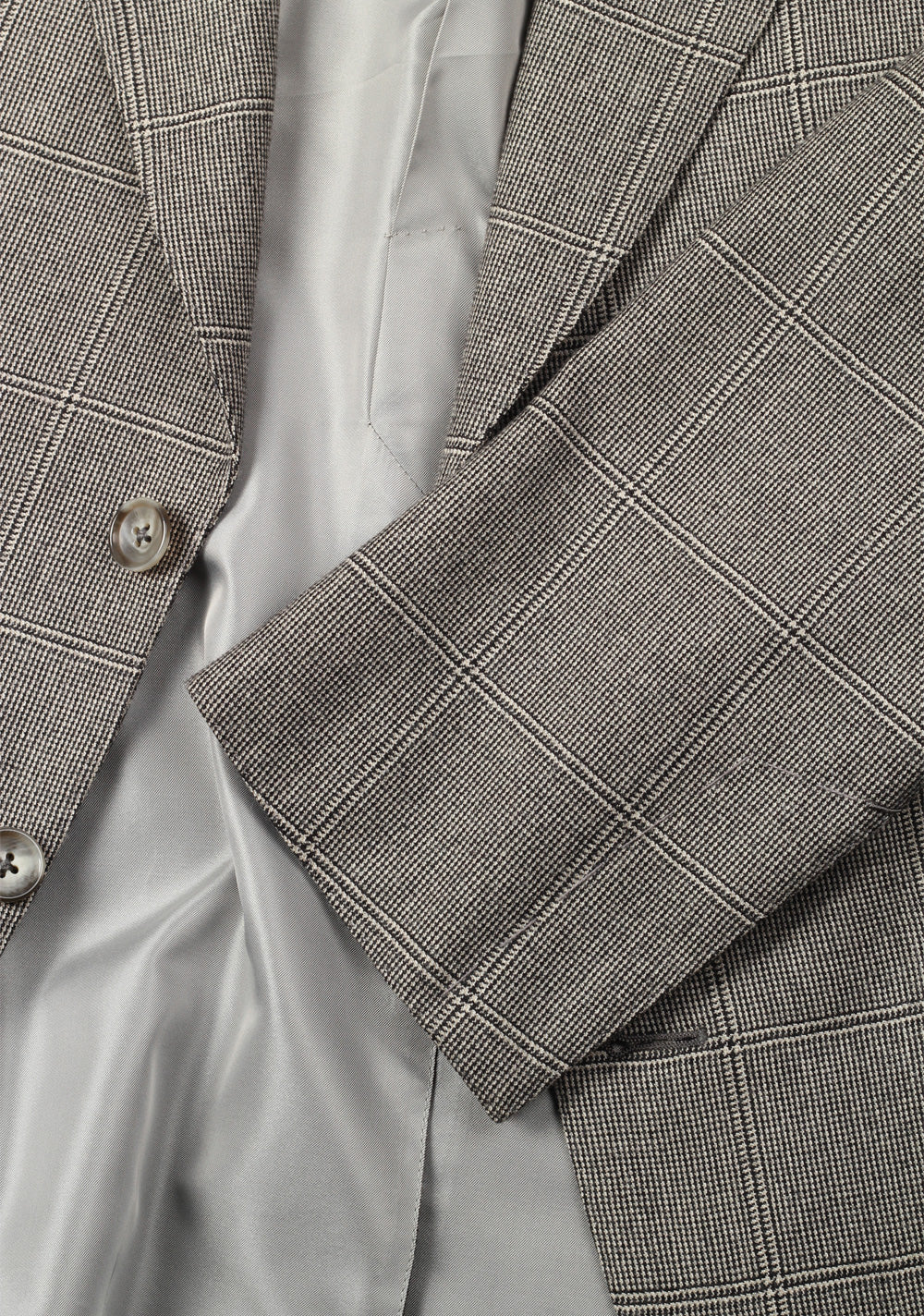 TOM FORD Spencer Checked Gray Suit Size 48 / 38R U.S. Wool Fit D