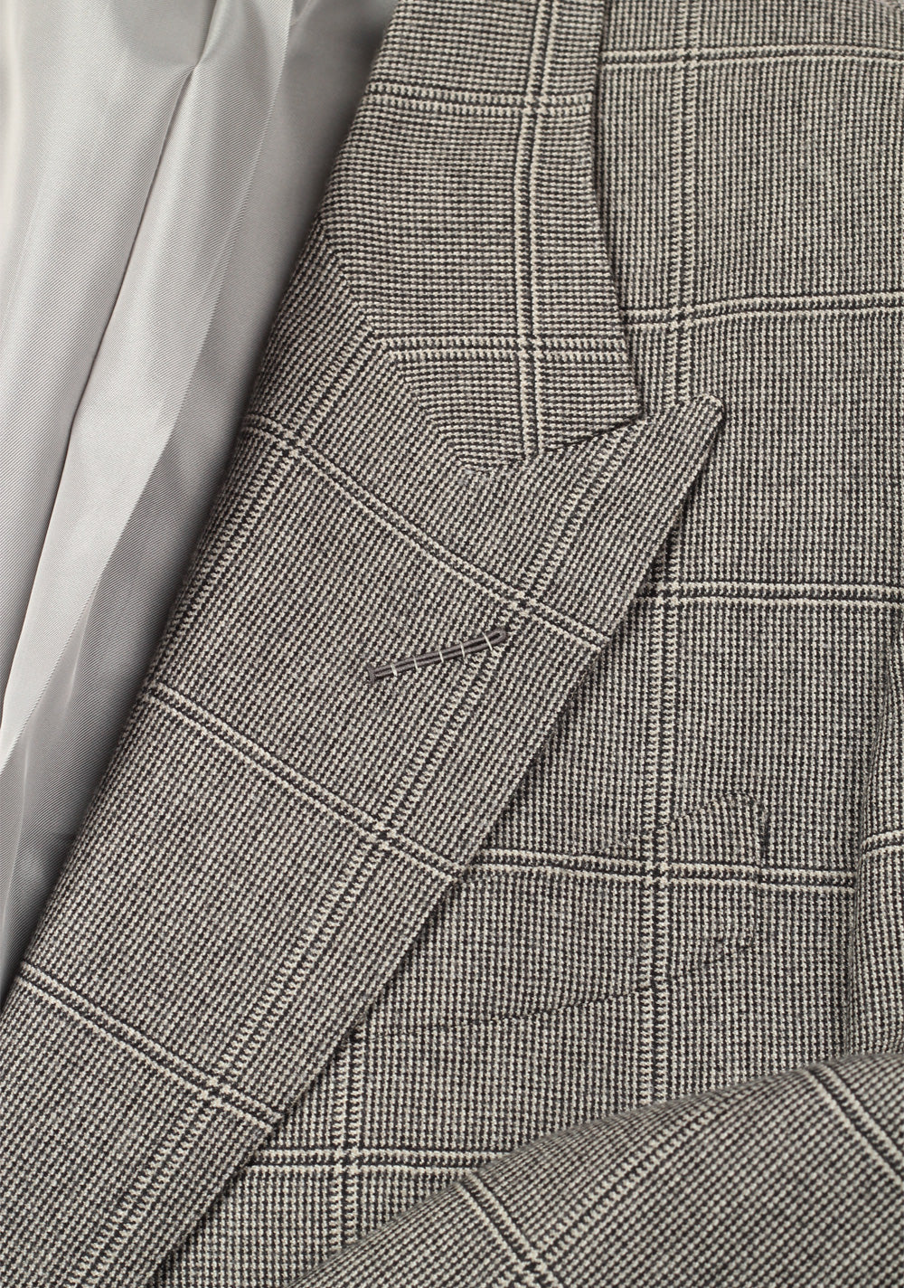 TOM FORD Spencer Checked Gray Suit Size 48 / 38R U.S. Wool Fit D
