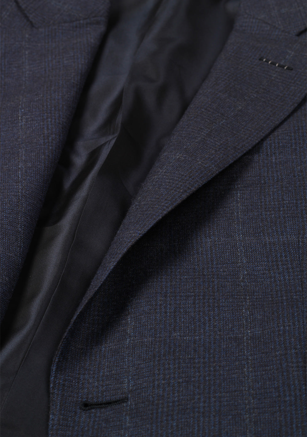 TOM FORD O'Connor Checked Blue Suit Size 48 / 38R U.S. Wool Fit Y