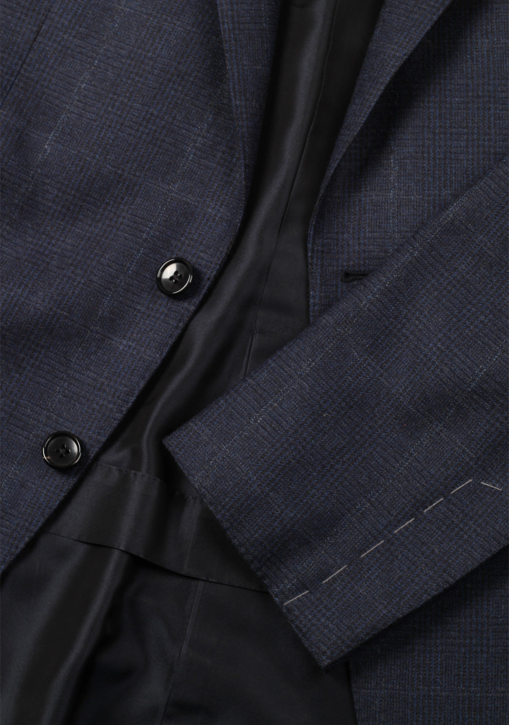 TOM FORD O'Connor Checked Blue Suit Size 48 / 38R U.S. Wool Fit Y