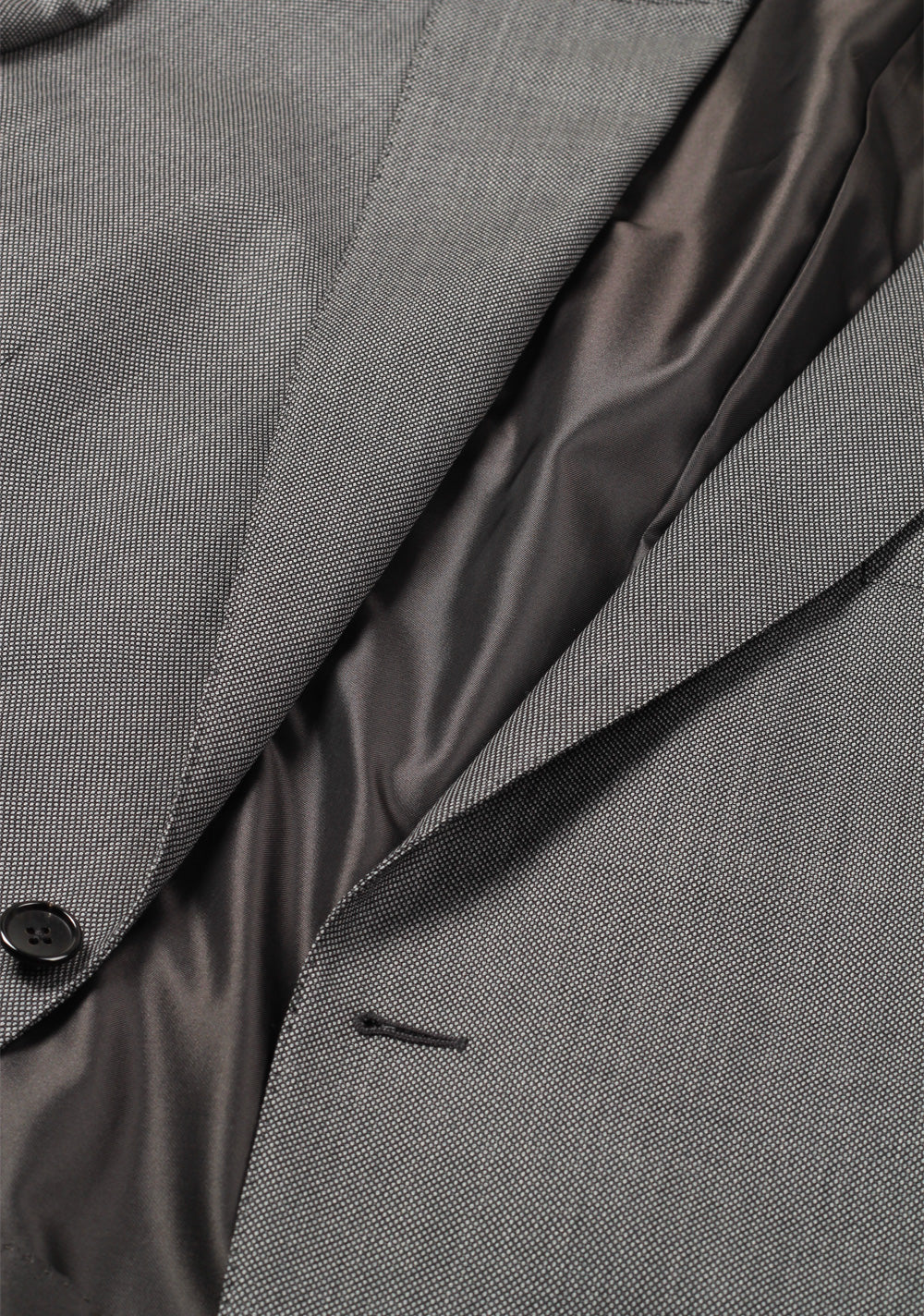 TOM FORD O'Connor Birdseye Gray Suit Size 56 / 46R U.S. Wool Fit Y