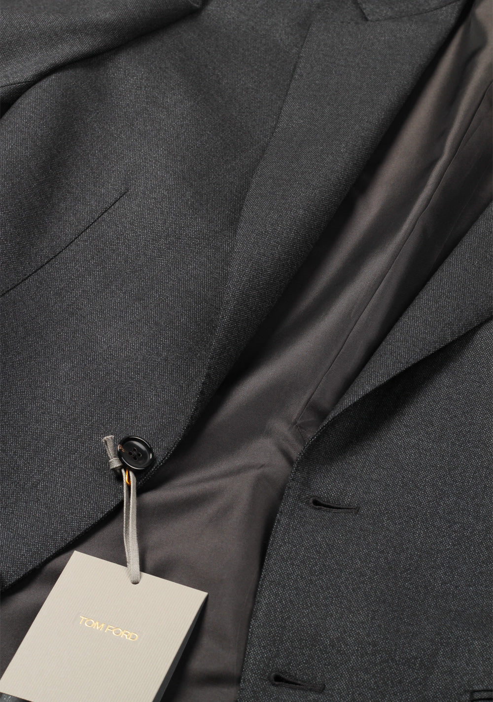 TOM FORD Gray Sport Coat Size 48 / 38R U.S. Wool Basic Base V Nuova