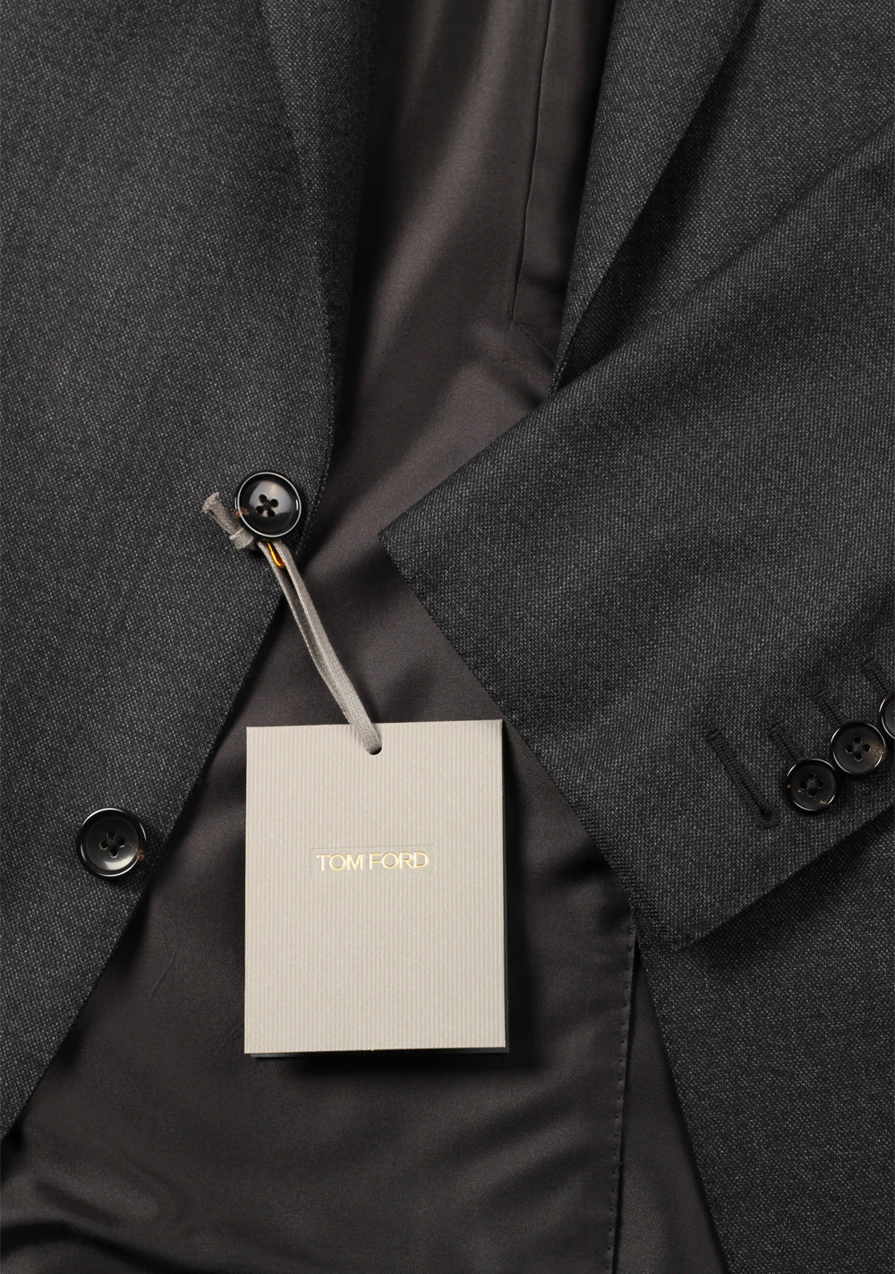 TOM FORD Gray Sport Coat Size 48 / 38R U.S. Wool Basic Base V Nuova
