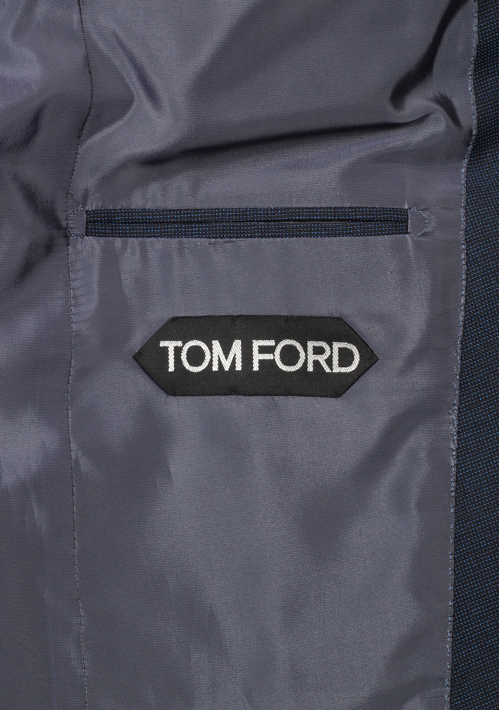 TOM FORD Blue Sport Coat Size 48 / 38R U.S. Wool Mohair Basic Base E