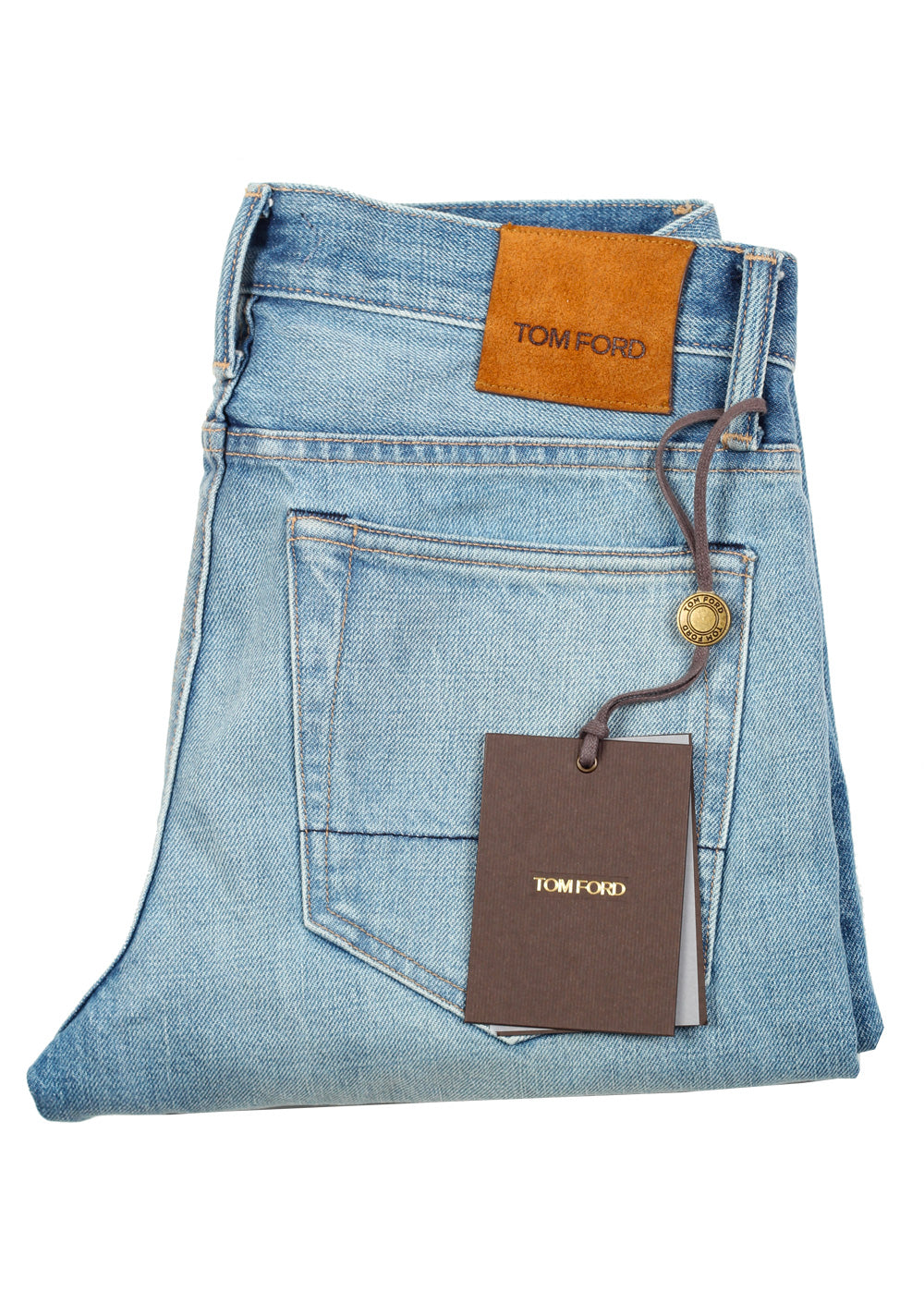 TOM FORD Light Blue Slim Fit Jeans TFD001 Size 47 / 31 U.S.
