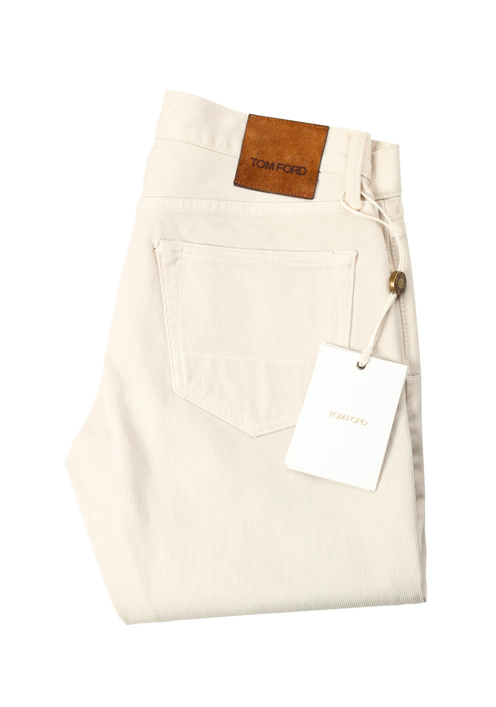 TOM FORD Slim Beige Jeans TFD001 Size 47 / 31 U.S.
