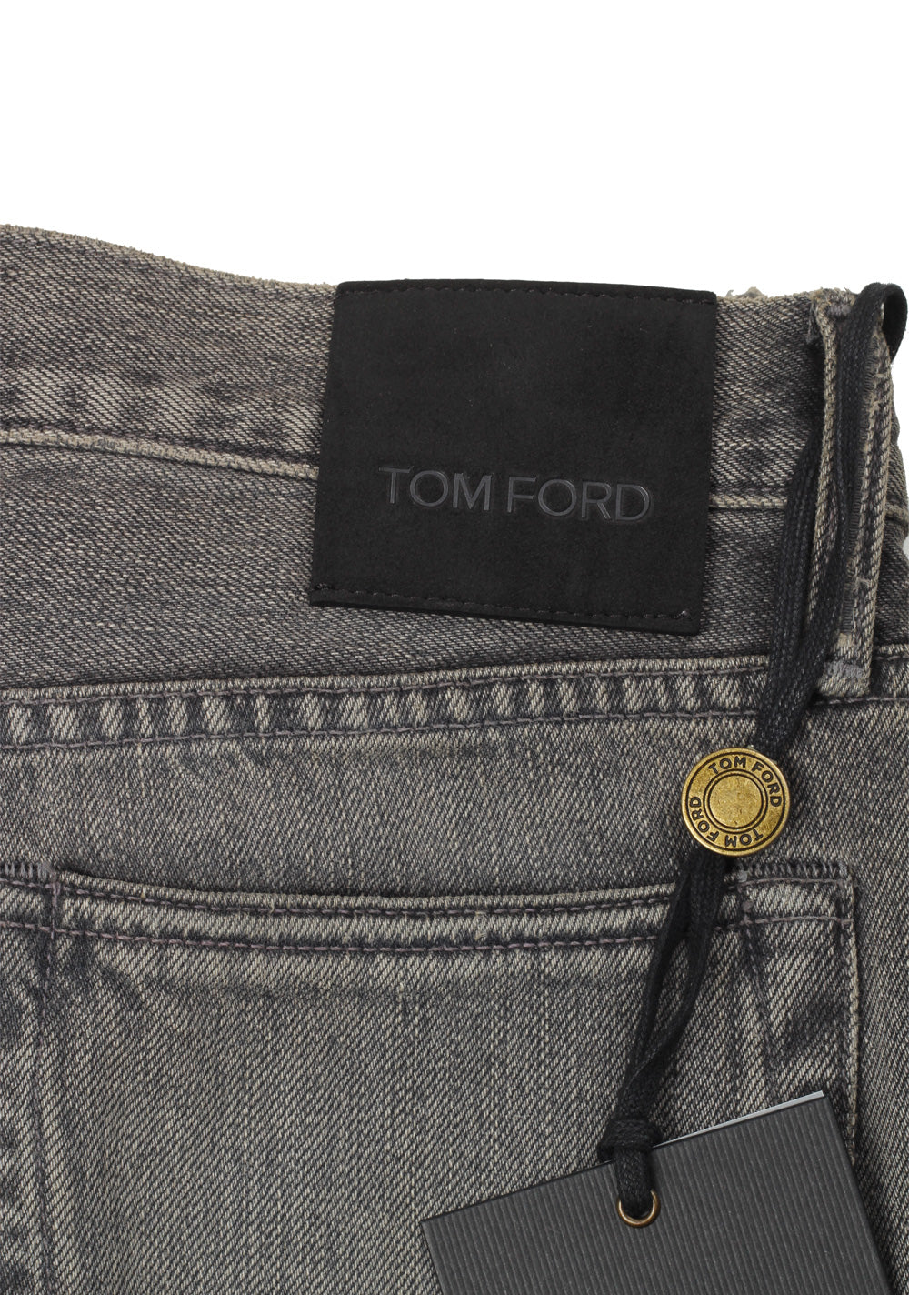 TOM FORD Gray Slim Fit Jeans TFD001 Size 49 / 33 U.S.