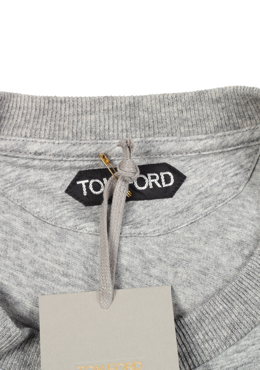 TOM FORD Crew Neck Gray Tee Shirt Size 52 / 42R U.S.