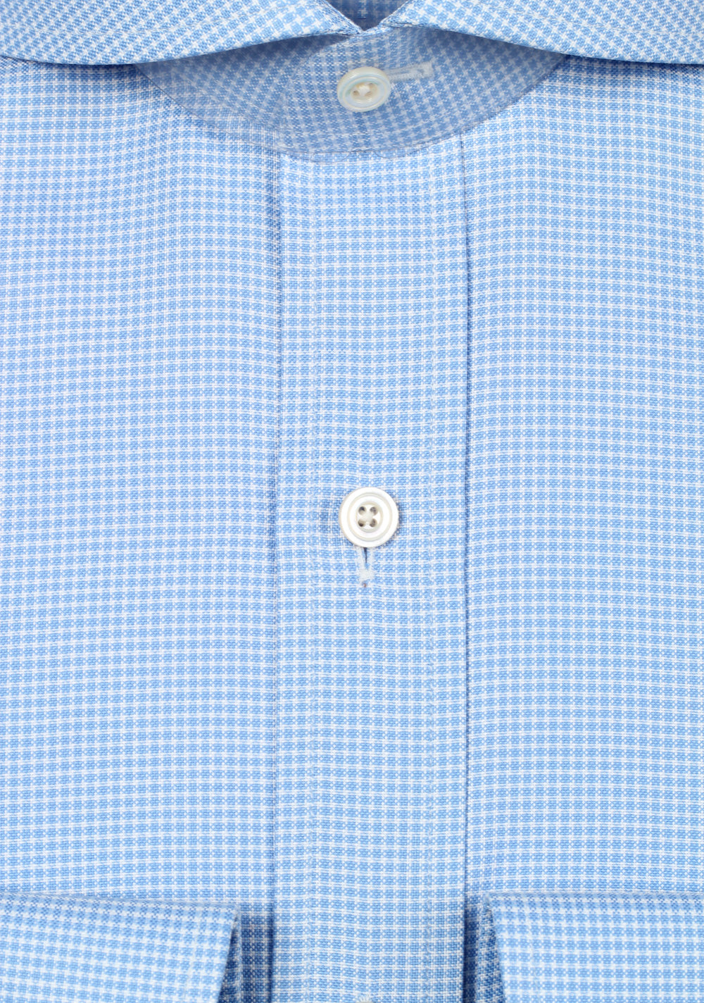 TOM FORD Checked White Blue Shirt Size 42 / 16,5 U.S.