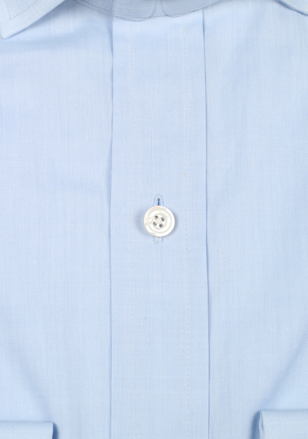 TOM FORD Solid Blue Shirt Size 39 / 15,5 U.S.