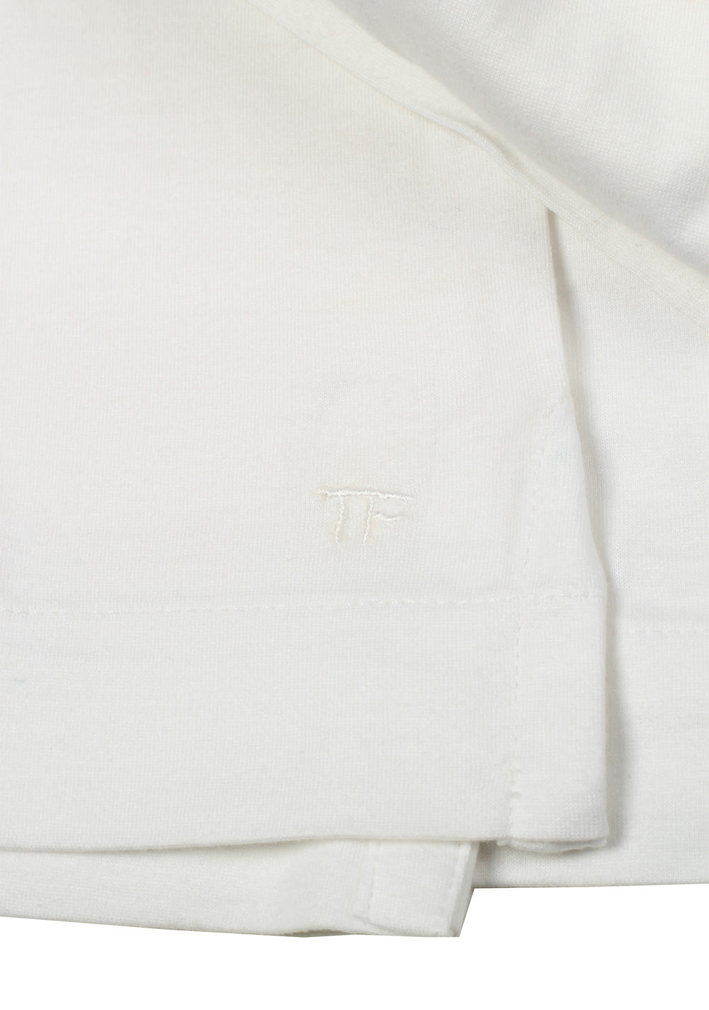 TOM FORD Off White Long Sleeve Polo Shirt Size 54 / 44R U.S.