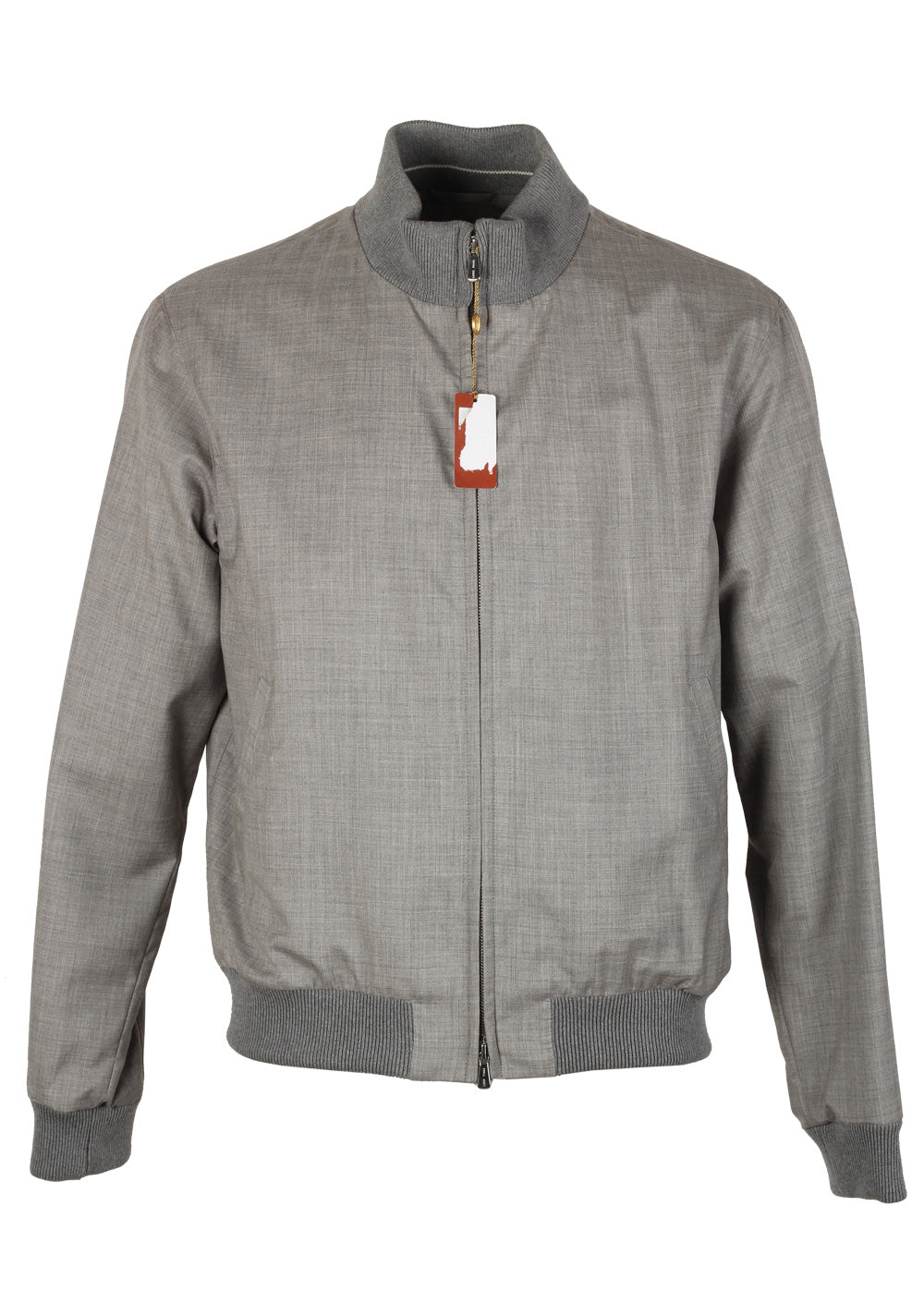 Loro Piana Soulfly Gray Bomber Jack Coat Size M Medium Outerwear In Cashmere Silk