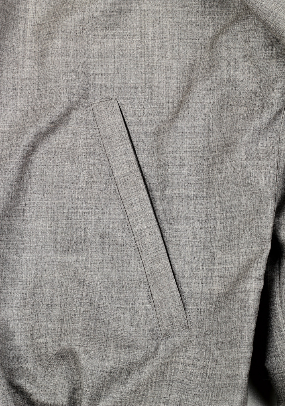 Loro Piana Soulfly Gray Bomber Jack Coat Size M Medium Outerwear In Cashmere Silk