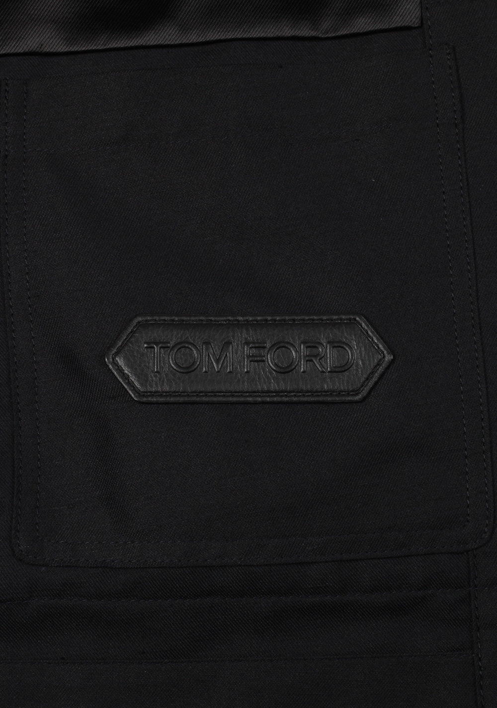 TOM FORD Black Field Jacket Coat Size 50 / 40R U.S. Outerwear