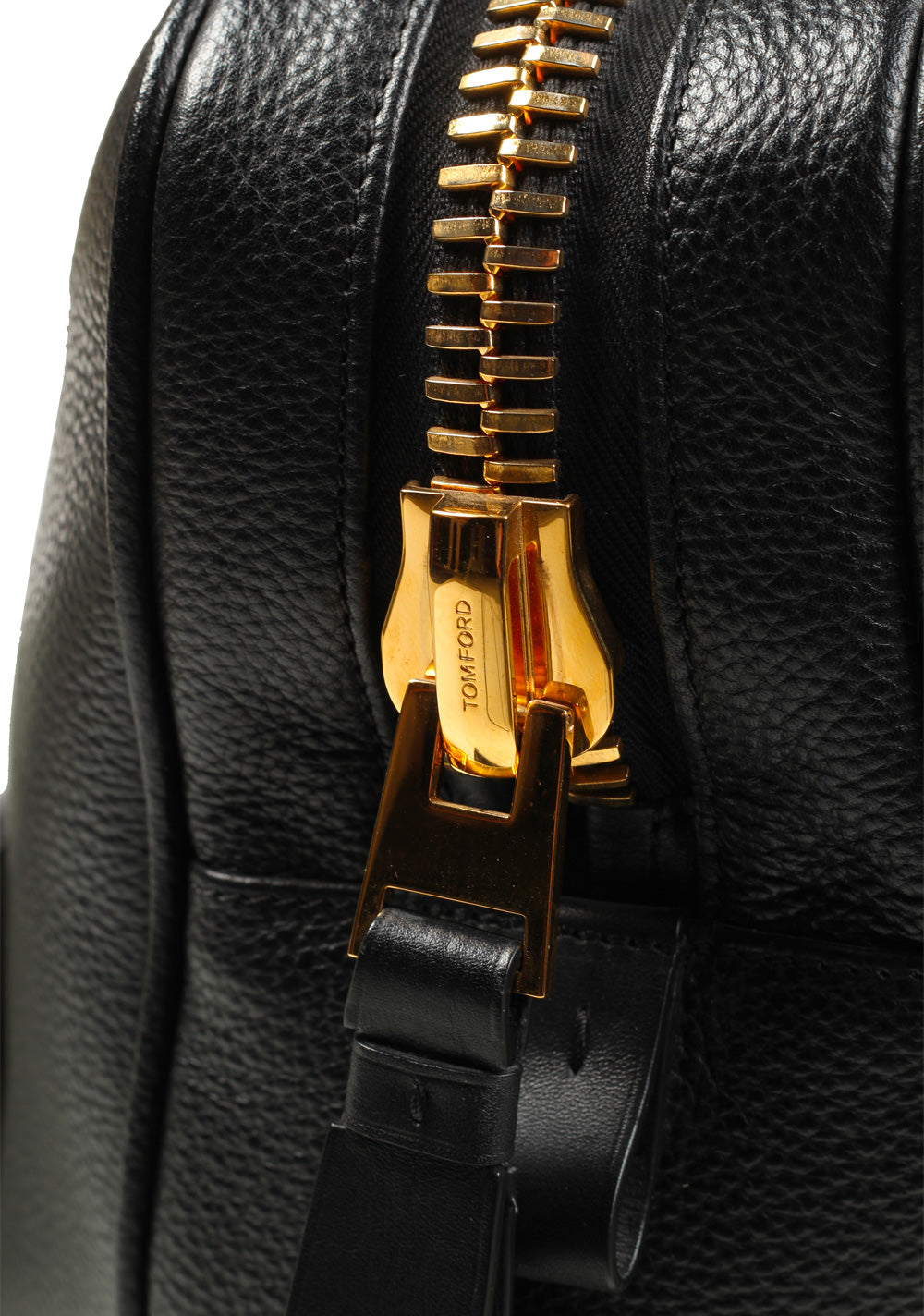 TOM FORD Black Zip Briefcase Bag