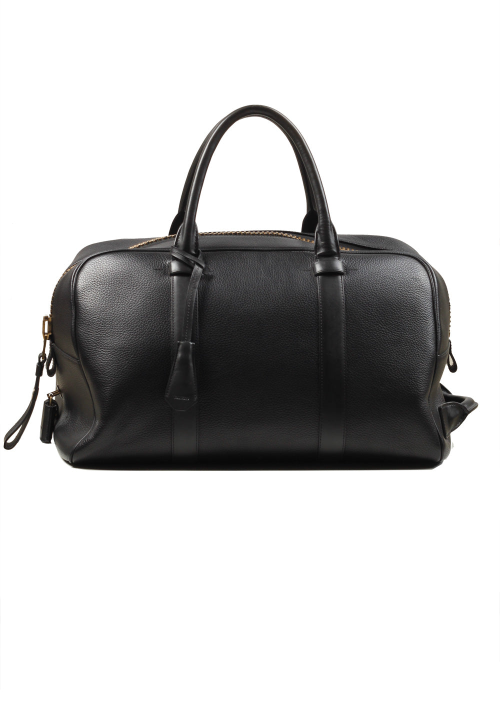 TOM FORD Black Zip Doctors Bag With Shoulder Strap