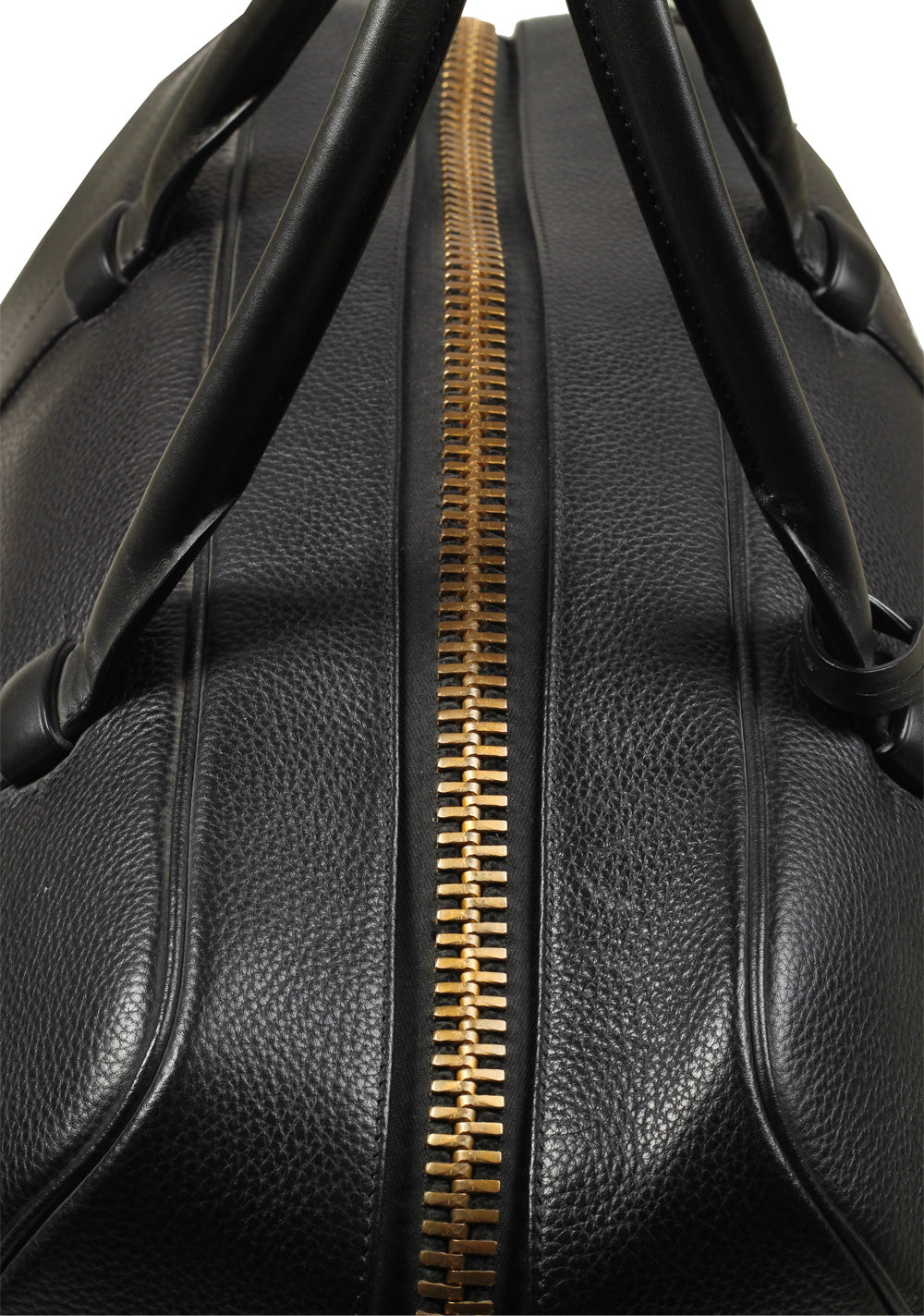 TOM FORD Black Zip Doctors Bag With Shoulder Strap