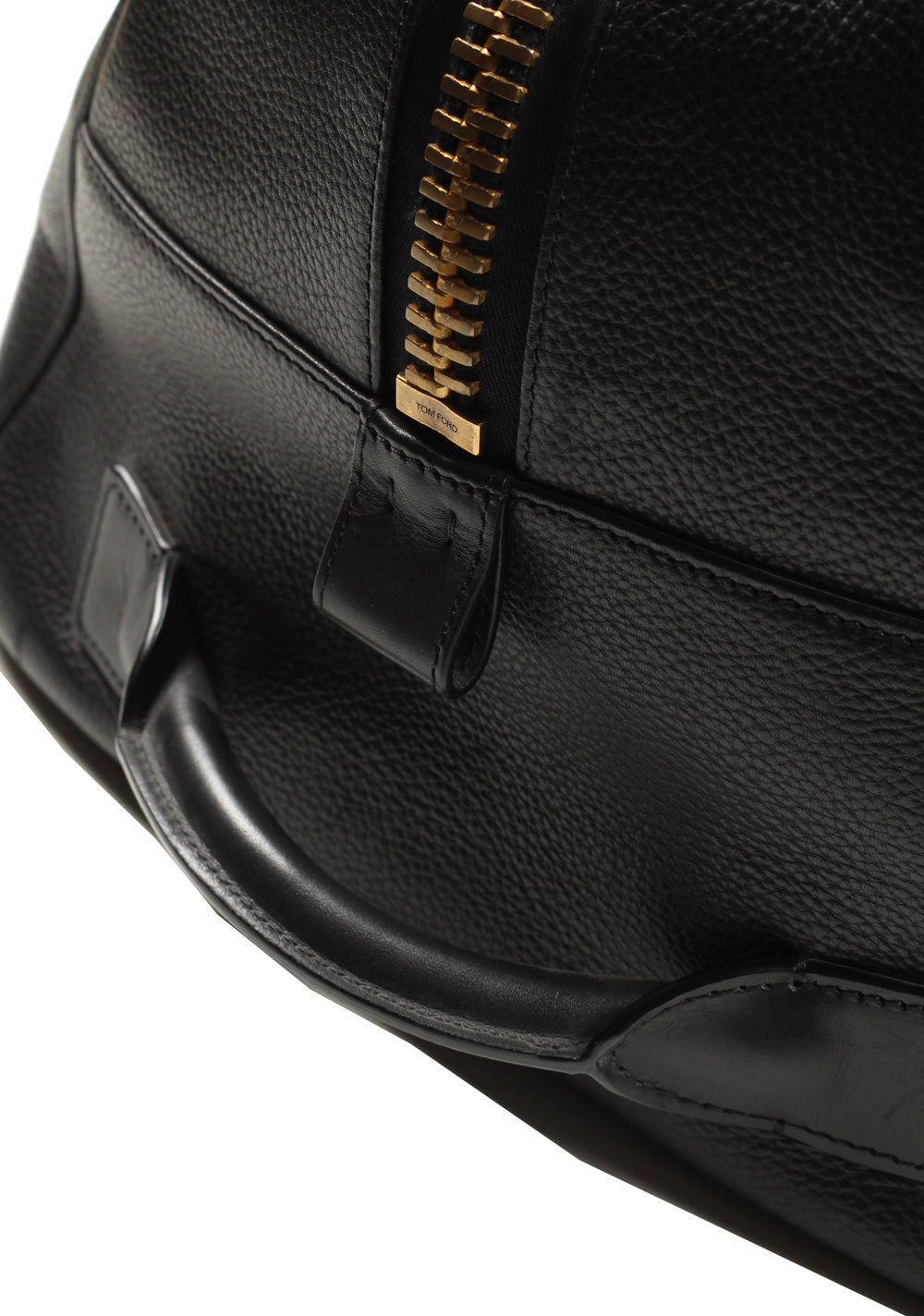 TOM FORD Black Zip Doctors Bag With Shoulder Strap