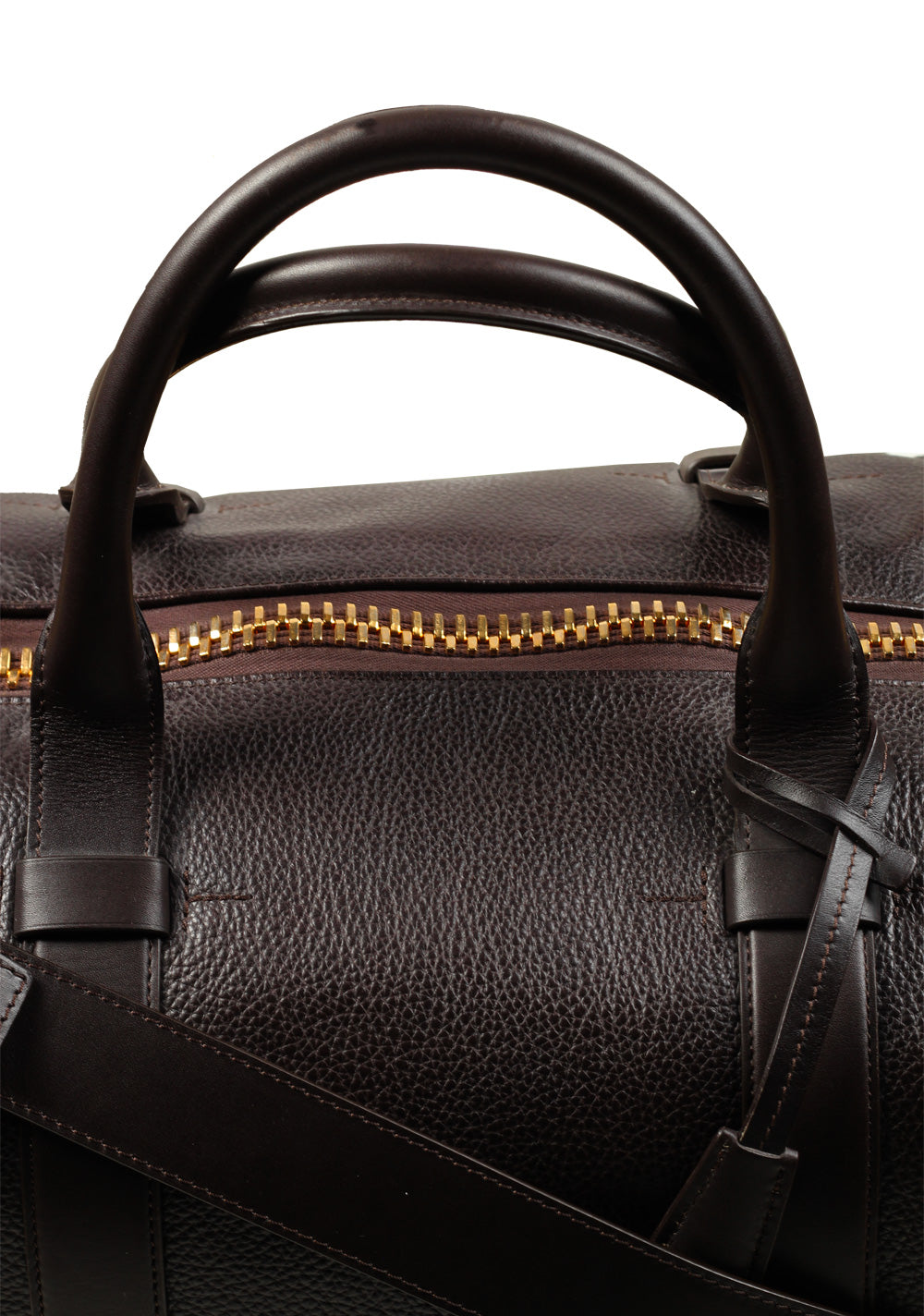 TOM FORD Dark Brown Buckley Duffle Bag