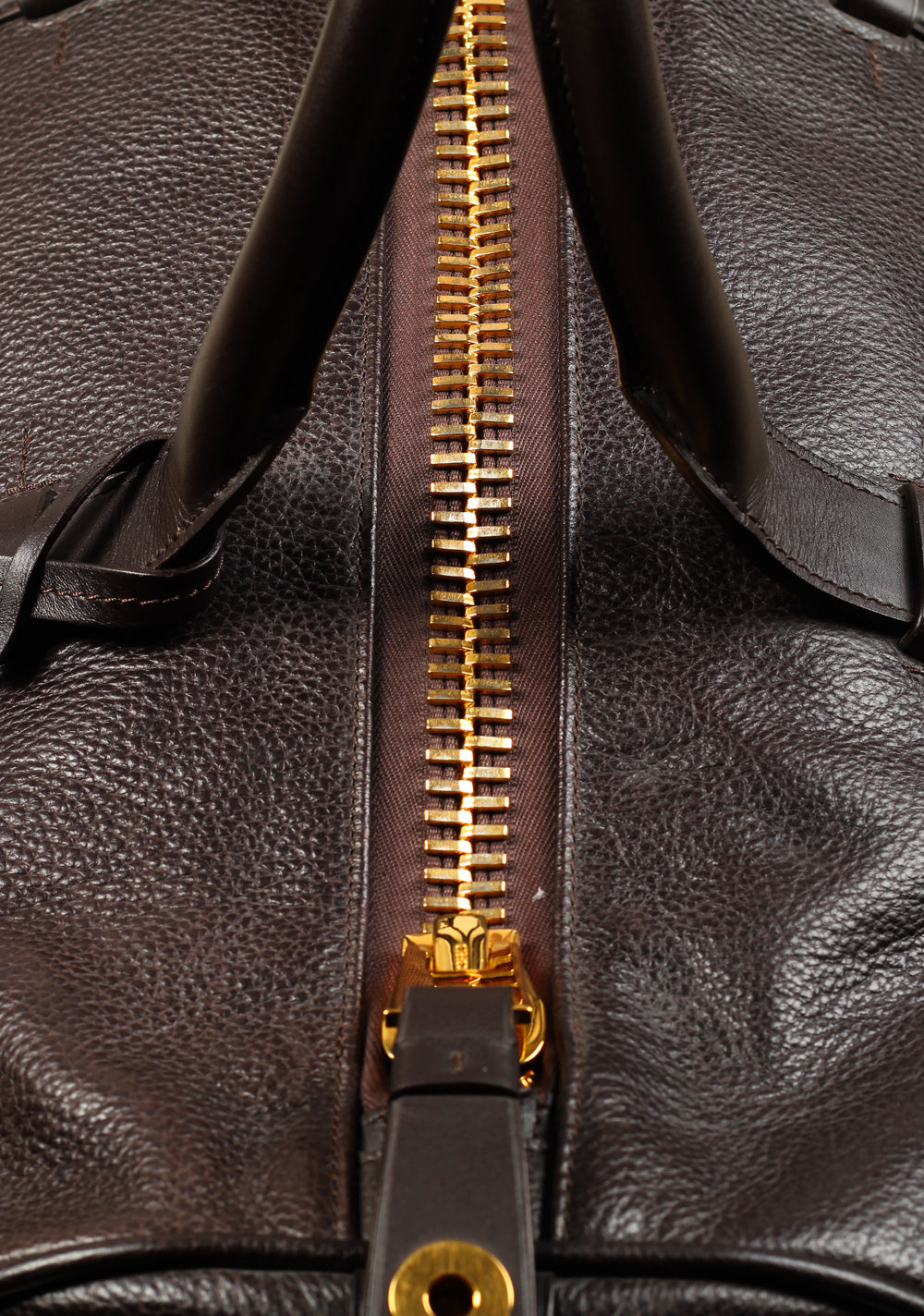 TOM FORD Dark Brown Buckley Duffle Bag