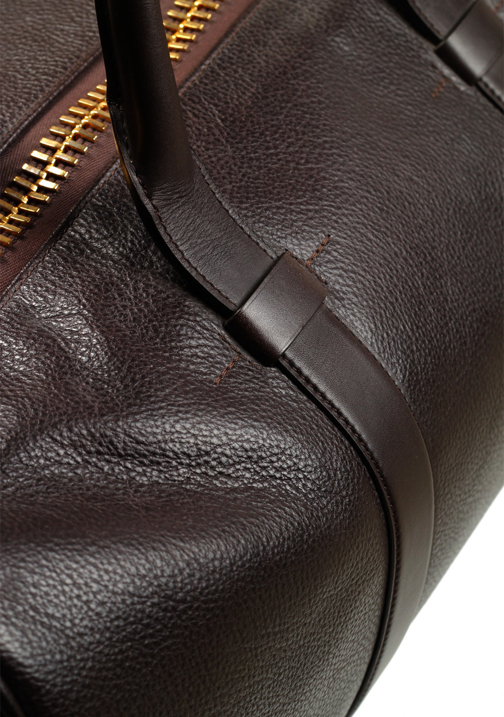 TOM FORD Dark Brown Buckley Duffle Bag
