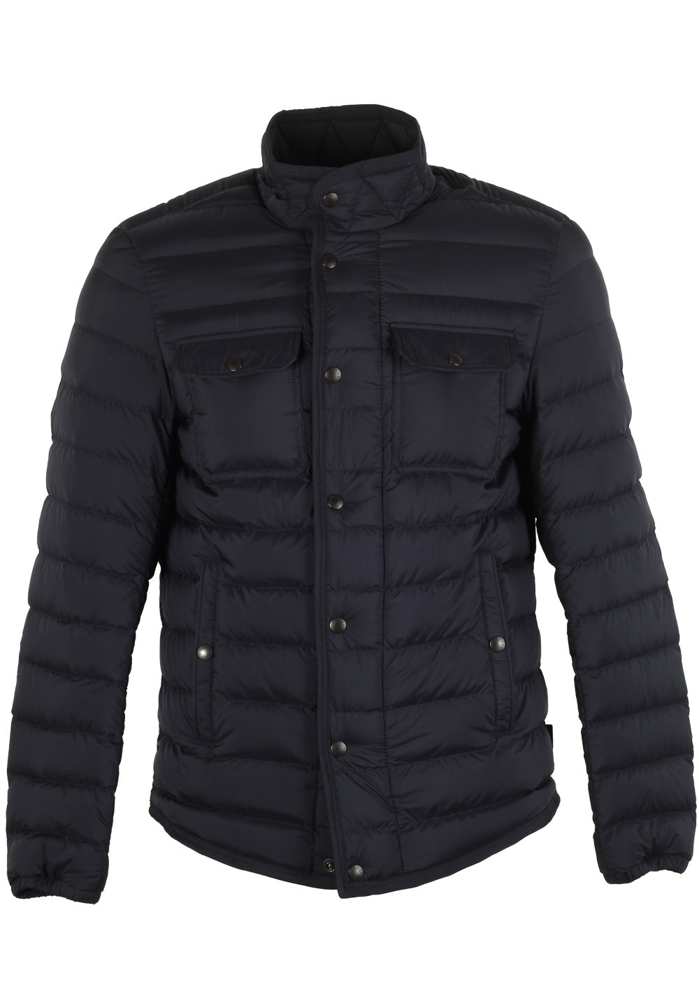 Moncler Navy FAUST Quilted Down Jacket Coat Size 3 / M / 50 / 40 U.S.