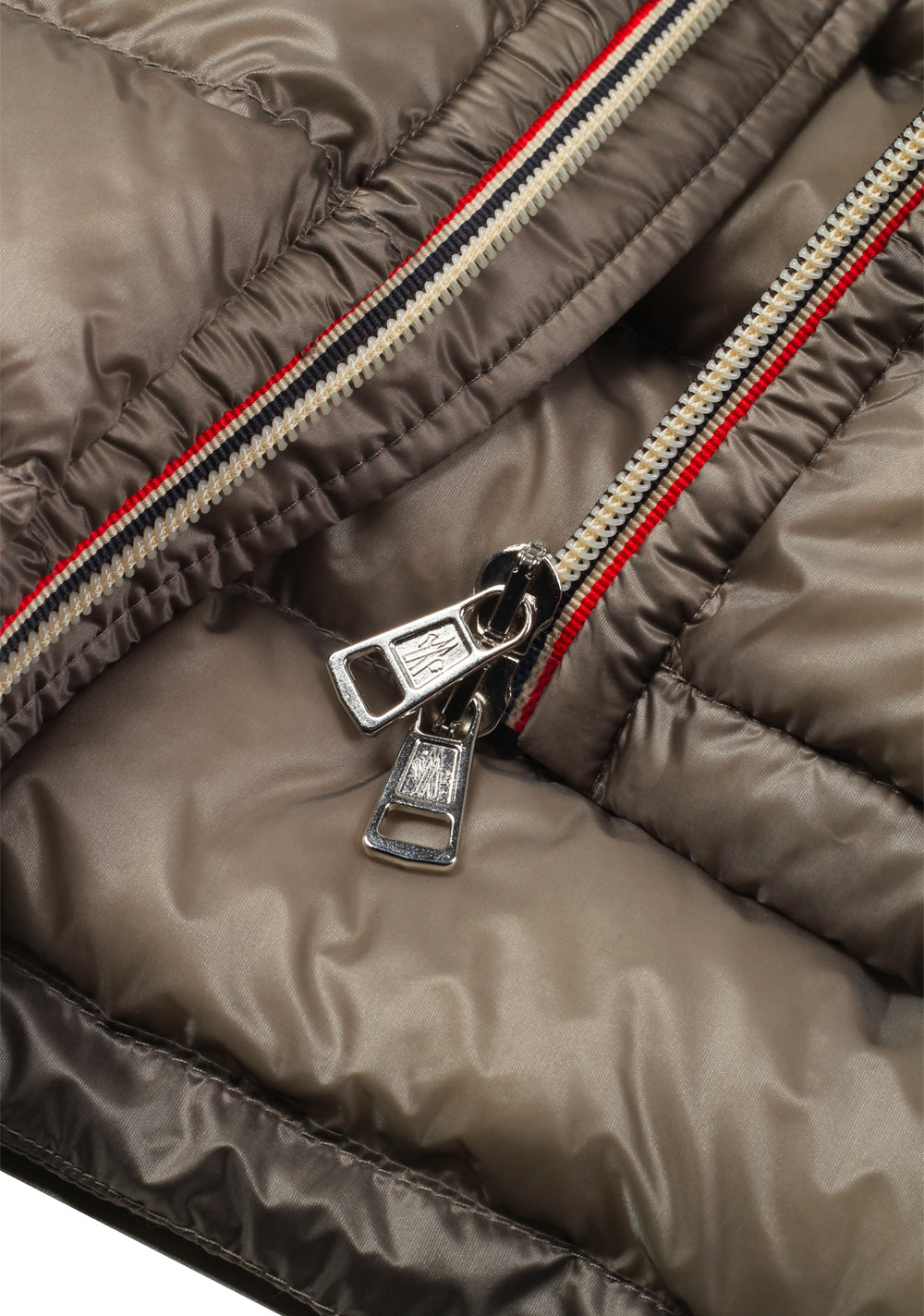 Moncler Taupe ACHILLE Quilted Padded Gilet Vest Size 3 / M / 50 / 40 U.S.