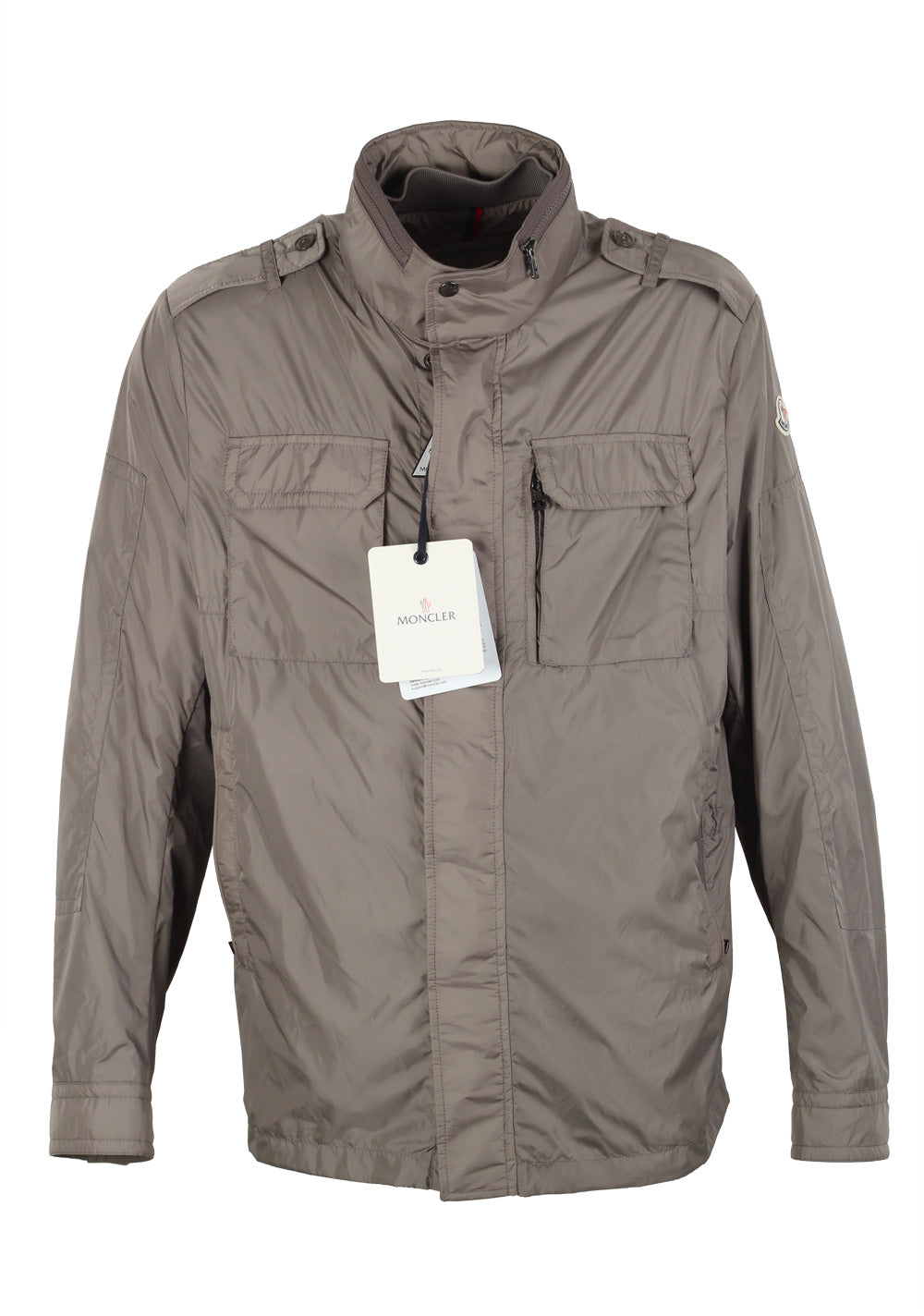Moncler Beige JONATHAN Lightweight Rain Jacket Coat Size 6 / XL / 56 / 46R U.S.