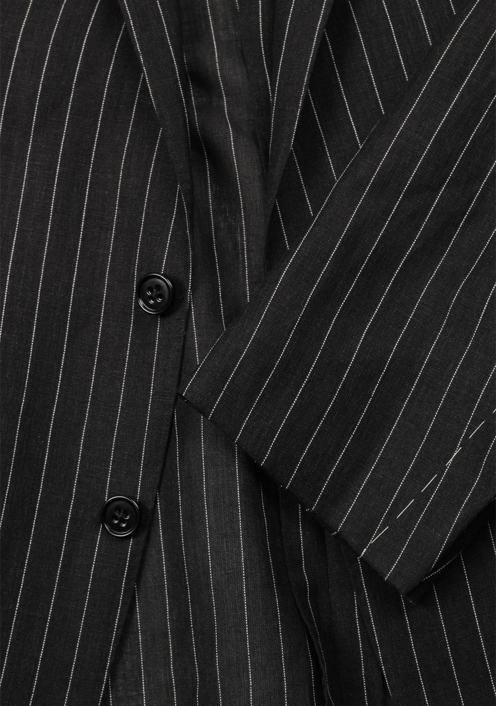 Ralph Lauren Purple Label Charcoal Suit Size 56 / 46R U.S. In Linen Wool